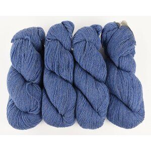 Purl Soho Good Wool Yarn 4 Skeins 100% Andean Highland Wool Freshwater Blue